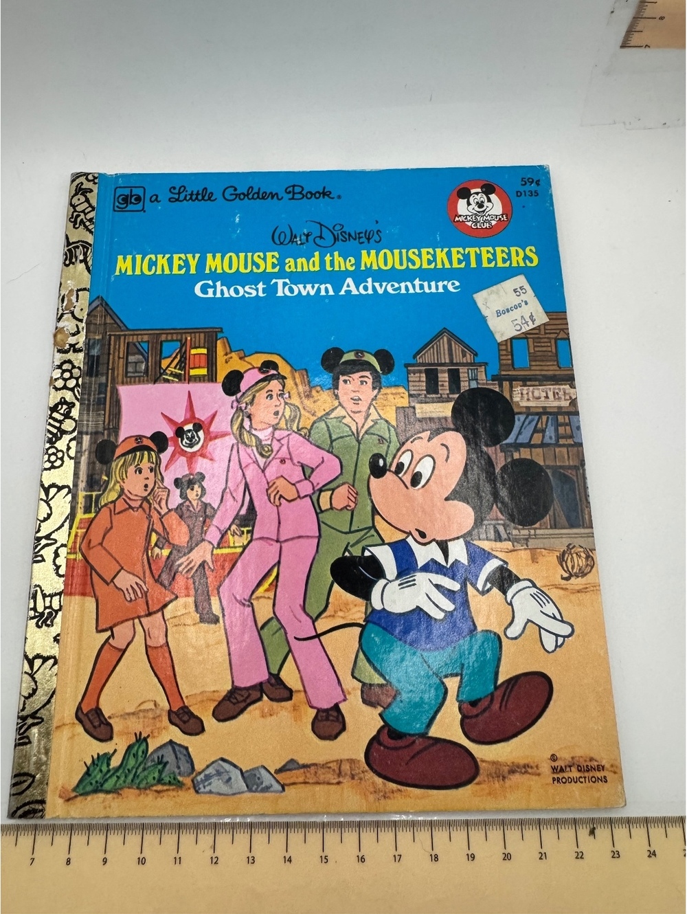 Vintage Walt Disney's Mickey Mouse and the Mouseketeers Ghost Town Adventure - A